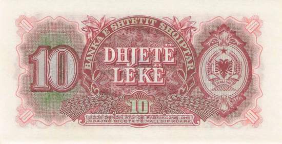 Albanien 10 Leke 1957 p28